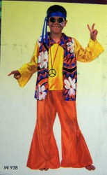 Imagen de DISFRAZ HIPPIE CHICO 7-9años