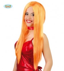 Imagen de PELUCA MELENA LARGA NARANJA
