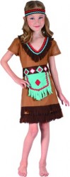 Imagen de DISFRAZ CHICA INDIA 120-130cm.