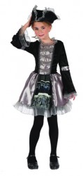 Imagen de DISFRAZ PIRATA NIÑA 98270 110-120cm.