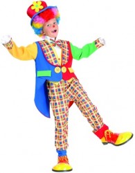 Imagen de DISFRAZ PAYASO CLOWN 120-130CM.