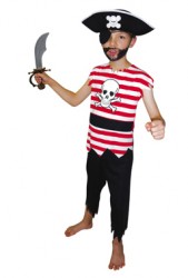 Imagen de DISFRAZ  PIRATA 132CM.