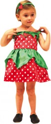 Imagen de DISFRAZ FRESA 104CM. (3-5años)