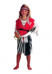 Imagen de DISFRAZ PIRATA NIÑA PIRATINA 110-120 cms.