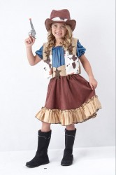 Imagen de DISFRAZ VAQUERA 110-120 CMS