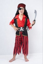 Imagen de DISFRAZ PIRATA PARCHE NIÑO 130-140 cms.
