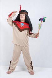 Imagen de DISFRAZ INDIO NIÑO 120-130 cms.