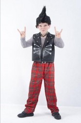 Imagen de DISFRAZ PUNKY NIÑO 120-130 cms.