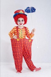 Imagen de DISFRAZ PAYASO PANTALON GRANDE 120-130 cms.
