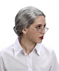 Imagen de PELUCA ABUELA MOÑO GRIS
