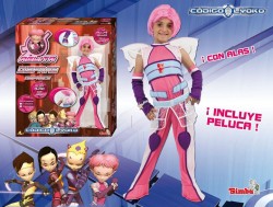 Imagen de DISFRAZ AELITA CODIGO LYOKO 5 a 7 años