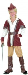 Imagen de DISFRAZ ROBIN HOOD MARRON 130-140 CMS