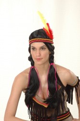 Imagen de PELUCA INDIA CON TRENZAS
