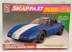 Imagen de AMT-ERTL SNAP FAST PLUS 1996 Chevrolet Corvette Grand Sport 1/25