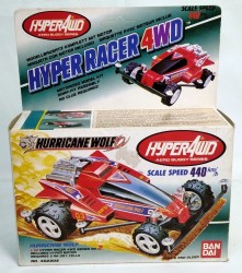 Imagen de BANDAI HYPER RACER 4WD Hurricane Wolf 1/32