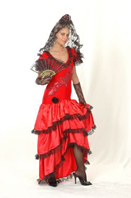 Imagen de DISFRAZ FLAMENCA DE LUXE 