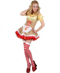 Imagen de DISFRAZ MUÑECA DORADA PAN DE JENGIBRE T42/44