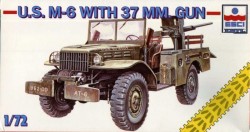 Imagen de Carro 1/72 U.S. M-6&37MM. Gun 8358