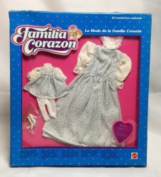 Imagen de VESTIDO ENCAJE FAMILIA CORAZON