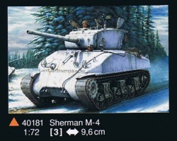 Imagen de Carro 1/76 Sherman M4A1 40181