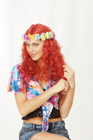 Imagen de PELUCA HIPPY PELIRROJA