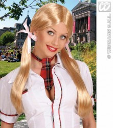 Imagen de PELUCA COLEGIALA RUBIA