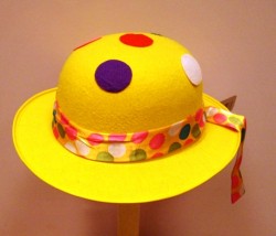 Imagen de SOMBRERO PAYASO TOPOS ADULTO